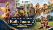 SMK PGRI 1 KEDIRI Raih Juara 2 Lomba Tari Tradisional HAN 2026