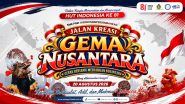 GEMA NUSANTARA : Jalan Kreasi Memperingati HUT RI ke-81 oleh SMK PGRI 1 KEDIRI