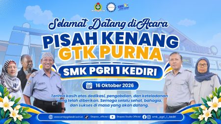Pisah Kenang GTK Purna SMK PGRI 1 KEDIRI, Wujud Apresiasi atas Dedikasi dan Pengabdian